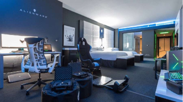 Mau phong ngu Gaming phong cach sang tao
