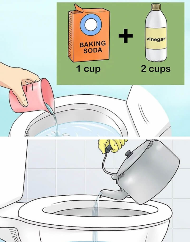 Thong tac bon cau bang Baking soda